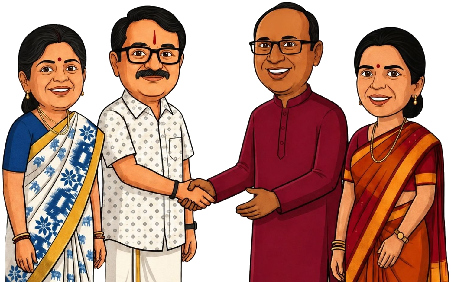Family caricature